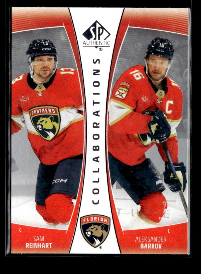 2025-26 UD SP Authentic Hockey Collaborations #CLB-8 Sam Reinhart / Barkov