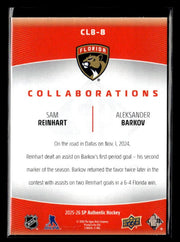 2025-26 UD SP Authentic Hockey Collaborations #CLB-8 Sam Reinhart / Barkov (2)