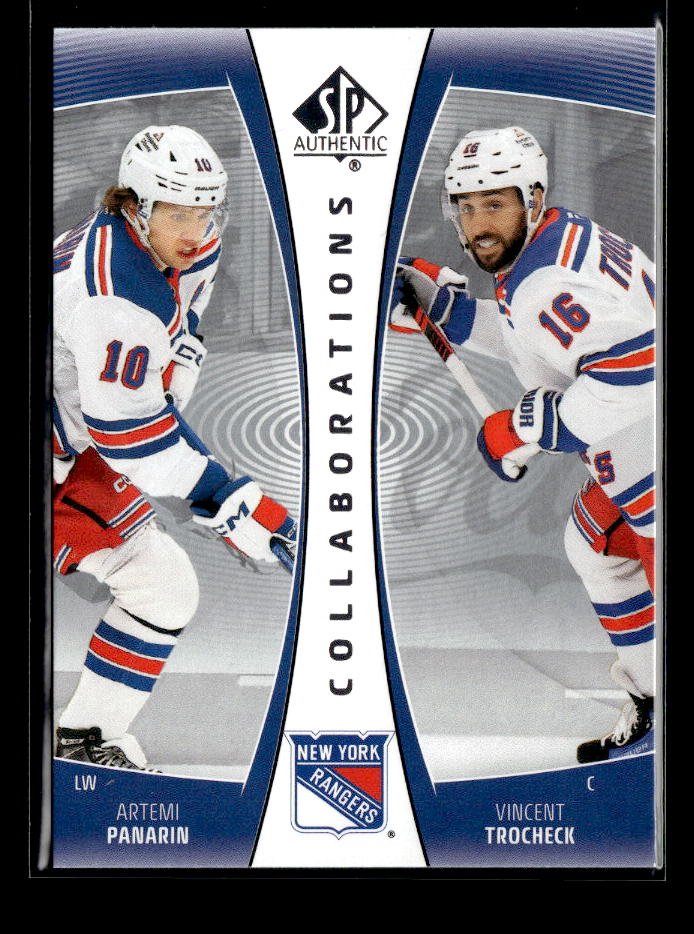 2025-26 UD SP Authentic Hockey Collaborations Artemi Panarin / Vincent Trocheck