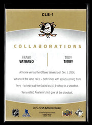 2025-26 Upper Deck SP Authentic Hockey Collaborations Frank Vatrano / Troy Terry (2)