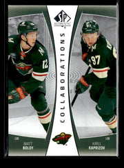 2025-26 UD SP Authentic Hockey Collaborations Matt Boldy / Kirill Kaprizov