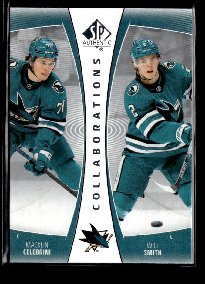 2025-26 UD SP Authentic Hockey Collaborations Macklin Celebrini / Will Smith