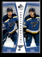 2025-26 UD SP Authentic Hockey Collaborations Jordan Kyrou / Robert Thomas