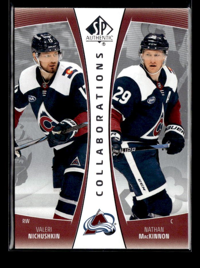2025-26 UD SP Authentic Hockey Collaborations #CLB-5 Nichushkin MacKinnon