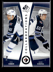 2025-26 SP Authentic Collaborations #CLB-25 Kyle Connor / Mark Scheifele