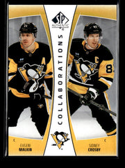 2025-26 UD SP Authentic Hockey Collaborations Evgeni Malkin / Sidney Crosby