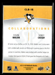 2025-26 UD SP Authentic Hockey Collaborations Evgeni Malkin / Sidney Crosby (2)