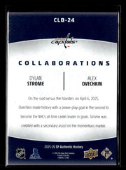 2025-26 UD SP Authentic Hockey Collaborations Dylan Strome / Alex Ovechkin (2)