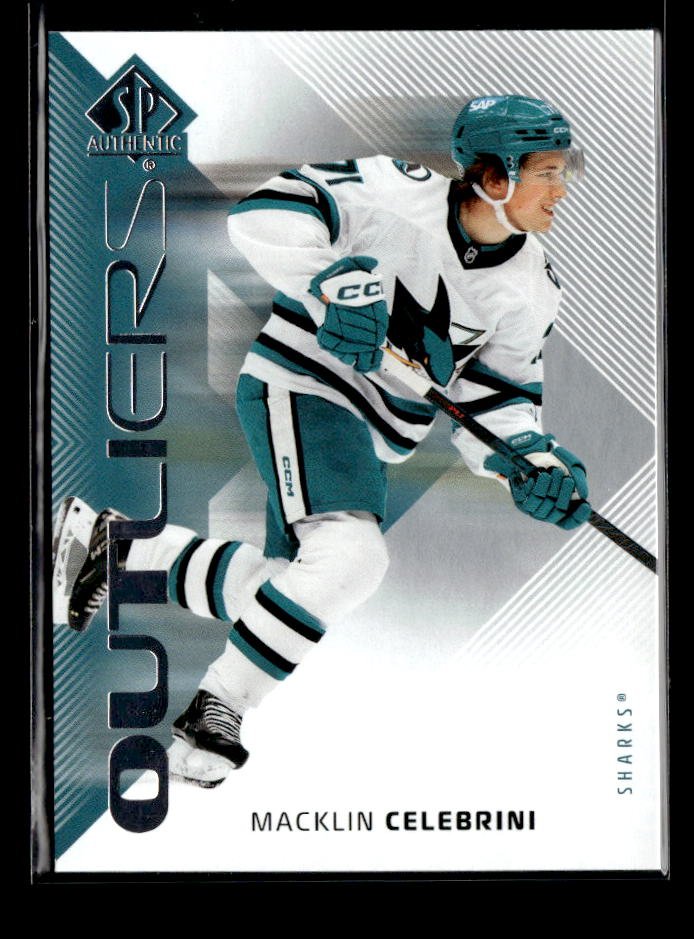 2025-26 Upper Deck SP Authentic Hockey Outliers Rookie #O-25 Macklin Celebrini