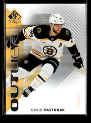 2025-26 Upper Deck SP Authentic Hockey Outliers #O-1 David Pastrnak