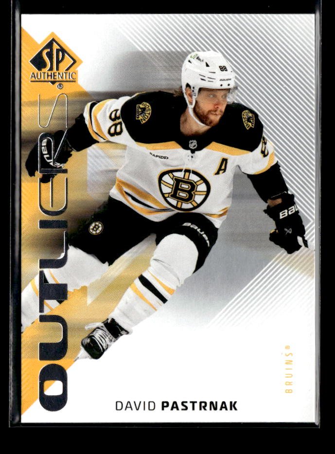 2025-26 Upper Deck SP Authentic Hockey Outliers #O-1 David Pastrnak