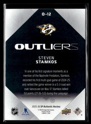 2025-26 Upper Deck SP Authentic Hockey Outliers #O-12 Steven Stamkos (2)