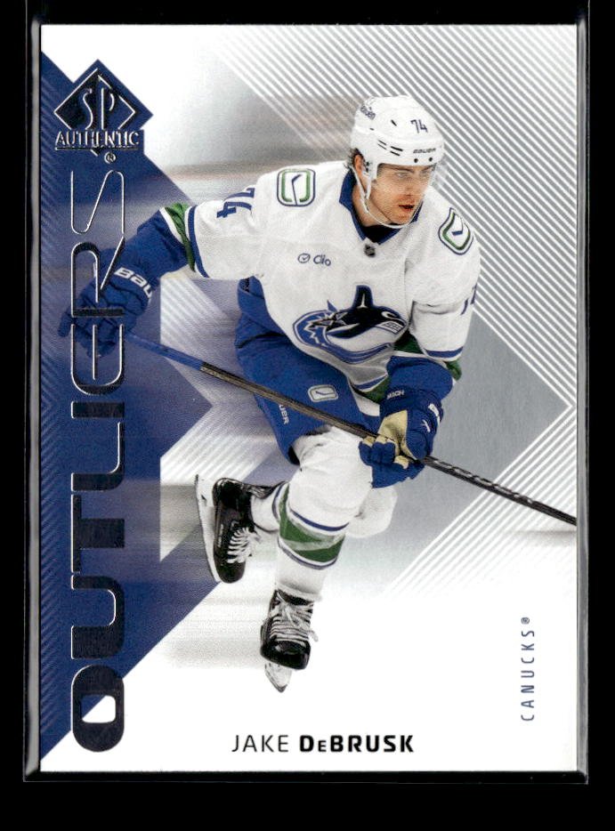 2025-26 Upper Deck SP Authentic Hockey Outliers #O-21 Jake DeBrusk