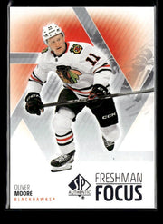 2025-26 Upper Deck SP Authentic Hockey Freshman Focus Rookie #FF-26 Oliver Moore
