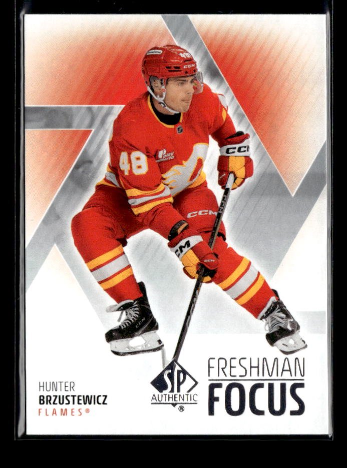 2025-26 Upper Deck SP Authentic Hockey Freshman Focus Rookie Hunter Brzustewicz