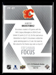 2025-26 Upper Deck SP Authentic Hockey Freshman Focus Rookie Hunter Brzustewicz (2)