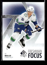 2025-26 Upper Deck SP Authentic Hockey Freshman Focus Rookie #FF-29 Ty Mueller