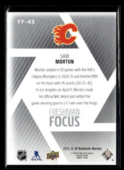 2025-26 Upper Deck SP Authentic Hockey Freshman Focus Rookie #FF-43 Sam Morton (2)