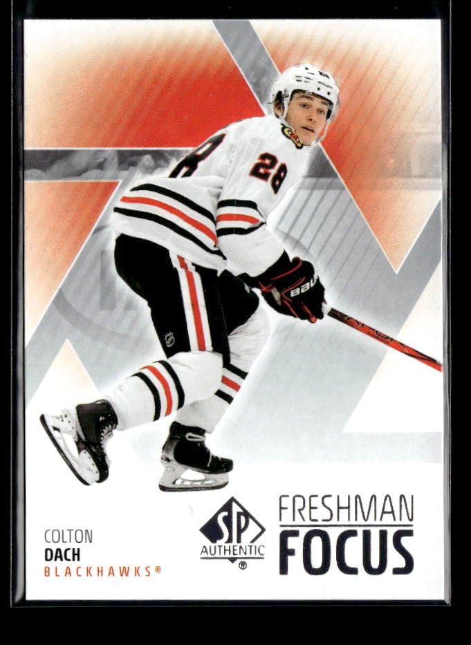 2025-26 Upper Deck SP Authentic Hockey Freshman Focus Rookie #FF-44 Colton Dach