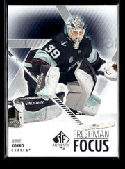 2025-26 Upper Deck SP Authentic Hockey Freshman Focus Rookie #FF-7 Nikke Kokko