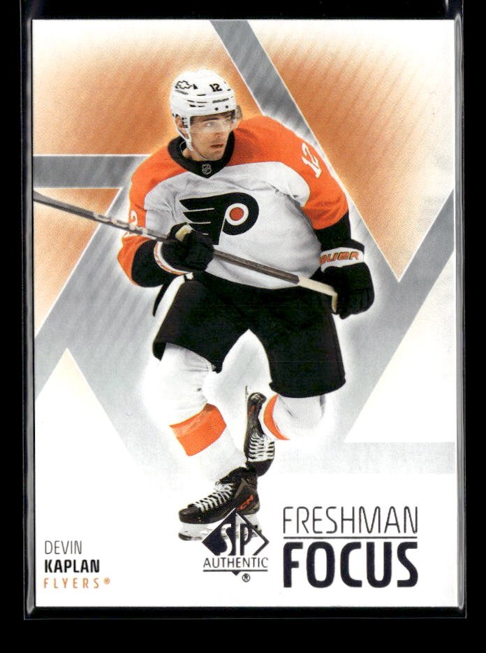 2025-26 Upper Deck SP Authentic Hockey Freshman Focus Rookie #FF-4 Devin Kaplan