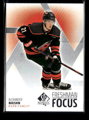 2025-26 Upper Deck SP Authentic Hockey Freshman Focus Rookie Alexander Nikishin