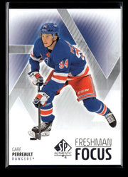 2025-26 Upper Deck SP Authentic Hockey Freshman Focus Rookie Gabe Perreault