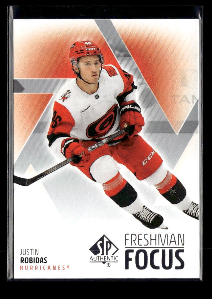 2025-26 SP Authentic Hockey Freshman Focus Rookie #FF-35 Justin Robidas