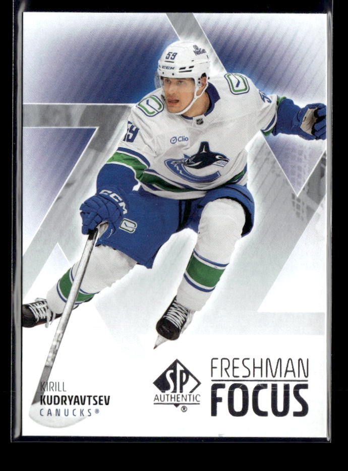 2025-26 Upper Deck SP Authentic Hockey Freshman Focus Rookie Kirill Kudryavtsev