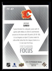2025-26 SP Authentic Hockey Freshman Focus Rookie #FF-47 Aydar Suniev (2)