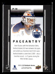 2025-26 Upper Deck SP Authentic Hockey Pageantry #P-14 Bill Ranford (2)