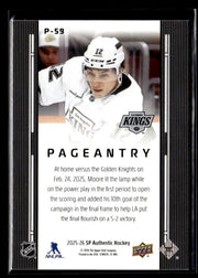 2025-26 Upper Deck SP Authentic Hockey Pageantry #P-59 Trevor Moore (2)