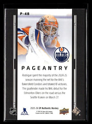 2025-26 Upper Deck SP Authentic Hockey Pageantry #P-48 Olivier Rodrigue (2)