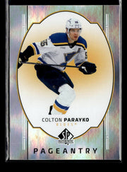 2025-26 Upper Deck SP Authentic Hockey Pageantry #P-23 Colton Parayko
