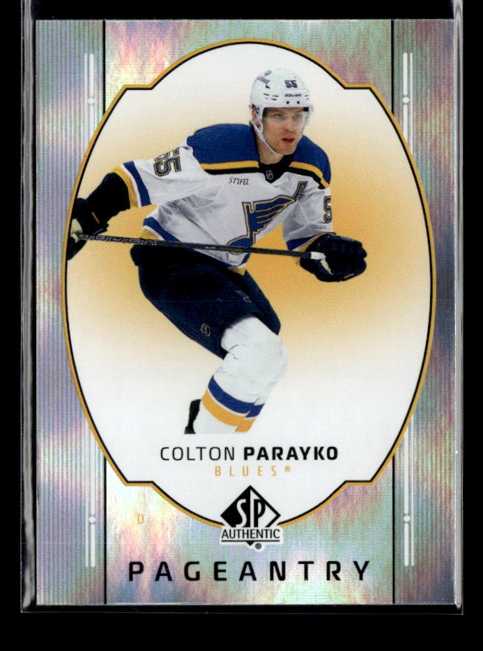 2025-26 Upper Deck SP Authentic Hockey Pageantry #P-23 Colton Parayko
