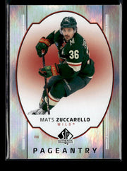 2025-26 Upper Deck SP Authentic Hockey Pageantry #P-72 Mats Zuccarello