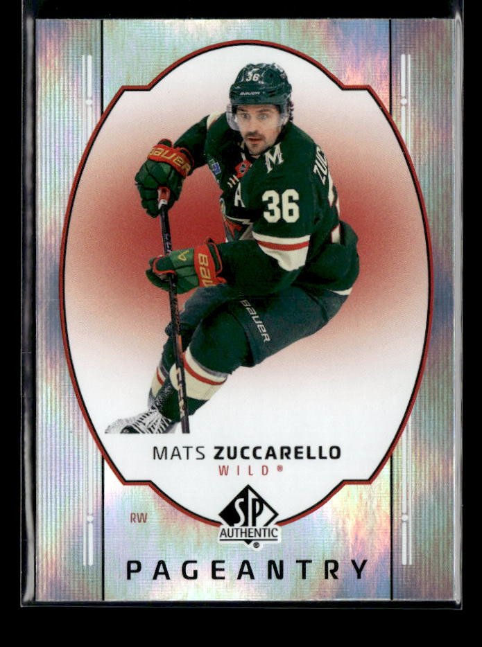 2025-26 Upper Deck SP Authentic Hockey Pageantry #P-72 Mats Zuccarello