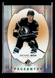 2025-26 Upper Deck SP Authentic Hockey Pageantry Rookie #P-10 Michael Misa RC