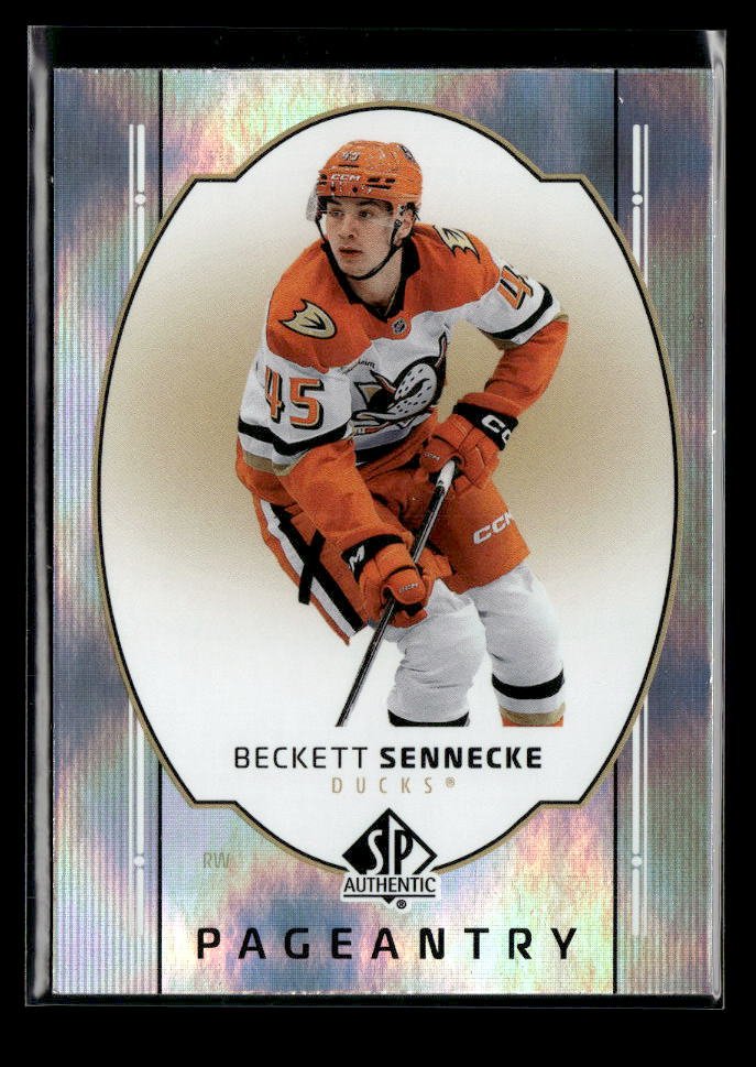 2025-26 Upper Deck SP Authentic Hockey Pageantry Rookie #P-22 Beckett Sennecke