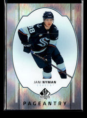 2025-26 Upper Deck SP Authentic Hockey Pageantry #P-54 Jani Nyman
