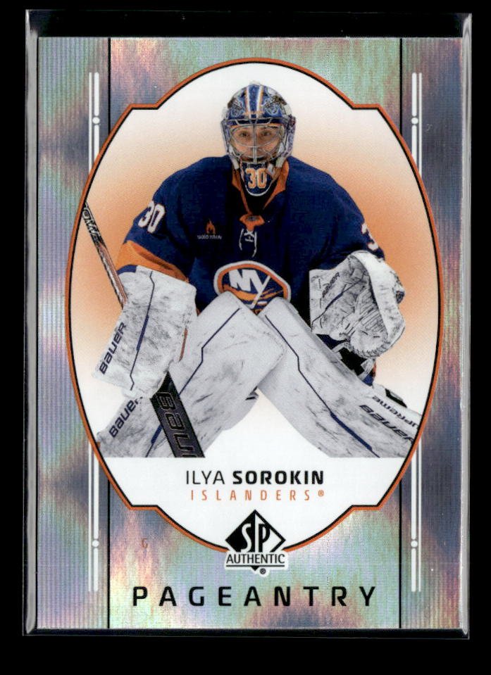 2025-26 Upper Deck SP Authentic Hockey Pageantry #P-27 Ilya Sorokin