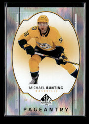 2025-26 Upper Deck SP Authentic Hockey Pageantry #P-75 Michael Bunting