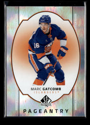 2025-26 Upper Deck SP Authentic Hockey Pageantry Rookie #P-4 Marc Gatcomb RC