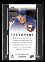 2025-26 Upper Deck SP Authentic Hockey Pageantry Rookie #P-4 Marc Gatcomb RC (2)