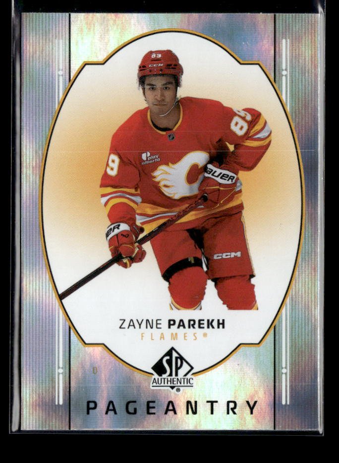 2025-26 Upper Deck SP Authentic Hockey Pageantry Rookie #P-60 Zayne Parekh