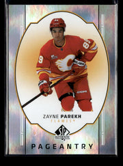2025-26 Upper Deck SP Authentic Hockey Pageantry #P-60 Zayne Parekh