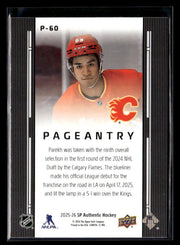 2025-26 Upper Deck SP Authentic Hockey Pageantry #P-60 Zayne Parekh (2)