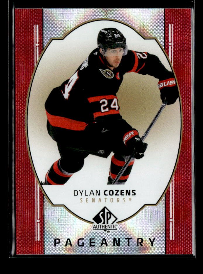 2025-26 Upper Deck SP Authentic Hockey Pageantry Red #P-78 Dylan Cozens