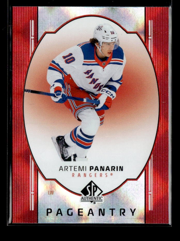 2025-26 Upper Deck SP Authentic Hockey Pageantry Red #P-6 Artemi Panarin