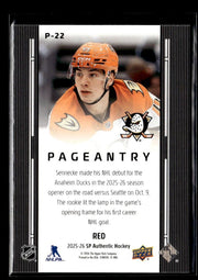 2025-26 Upper Deck SP Authentic Hockey Pageantry Red Rookie Beckett Sennecke (2)
